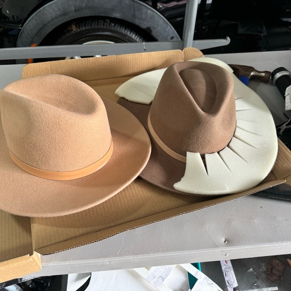 Pink-Beige Lack of Color Diego Style Fedora Hat/ NWT - Picture 4 of 10